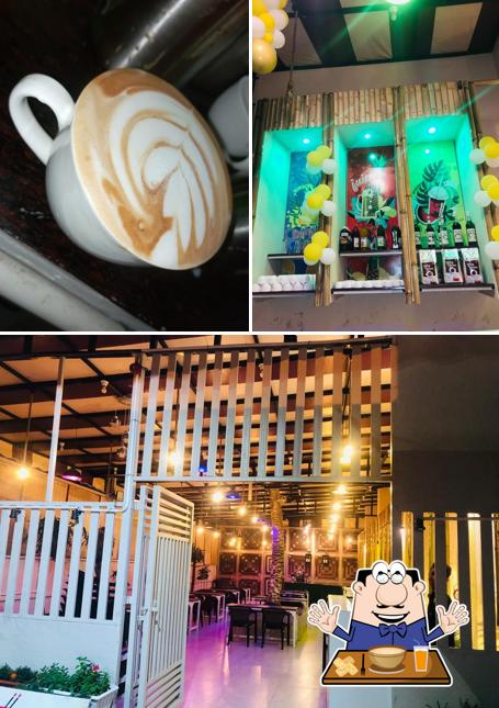 The picture of food and interior at Abhinav Cafe
