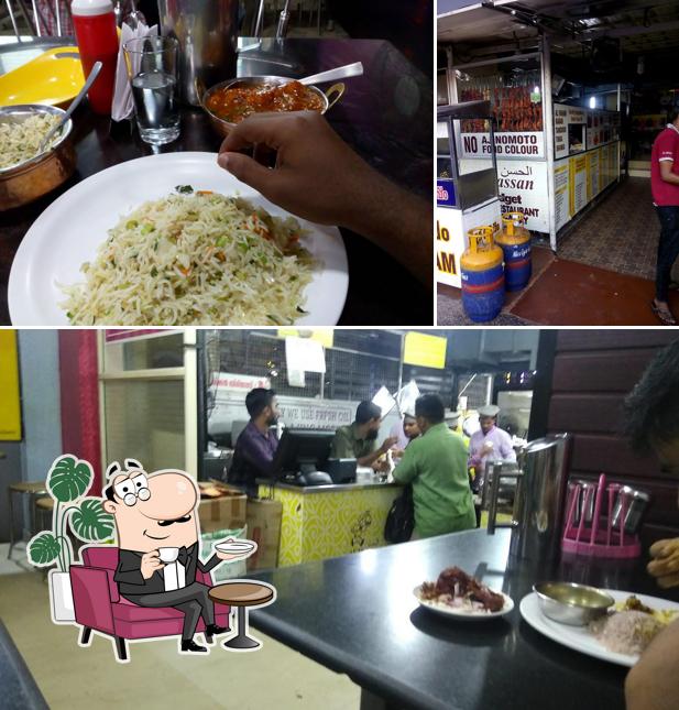 The interior of Al Hassan Family Restaurant - Manacaud