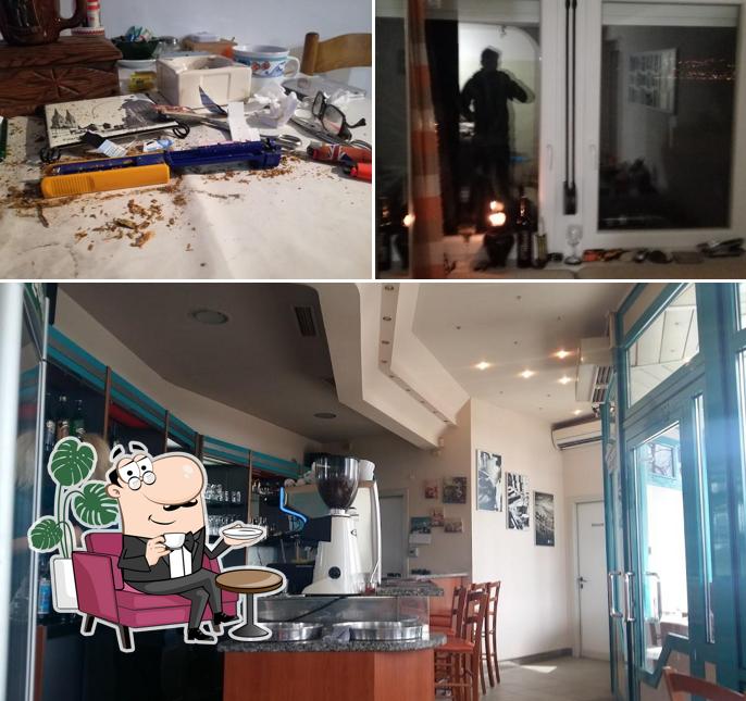 Gli interni di Bistro Matea
