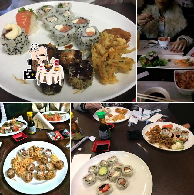 Platos en Bonsai Sushi