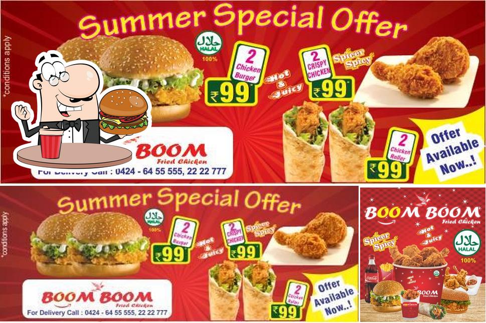 Boom Boom Fried Chicken’s burgers will cater to satisfy a variety of tastes
