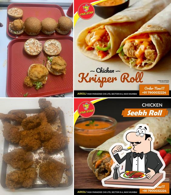 Food at Five Star Chicken