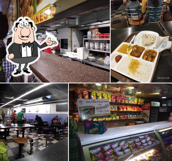 The interior of Food Plaza