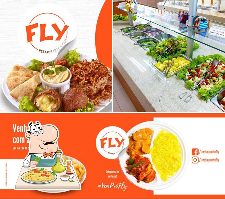 Platos en Fly restaurante e café