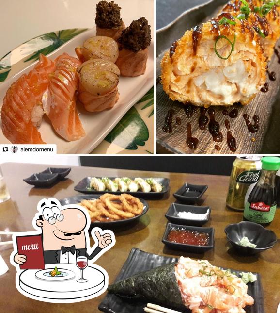 Comida em Moru Temakeria e Sushi