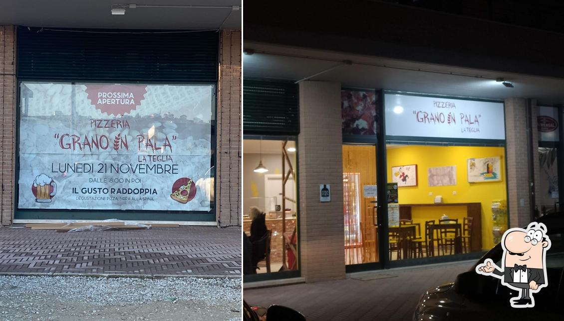 Gli interni di Pizzeria "Grano in pala"