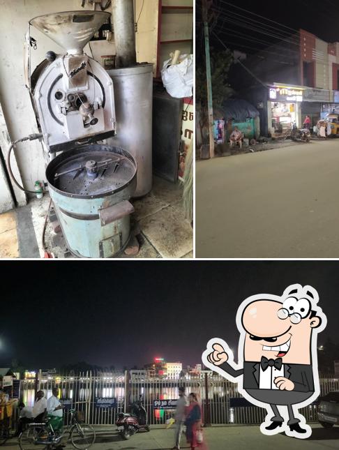 The image of Sri Rajeswari Coffee Kumbakonam Degree Coffee Powder’s exterior and food