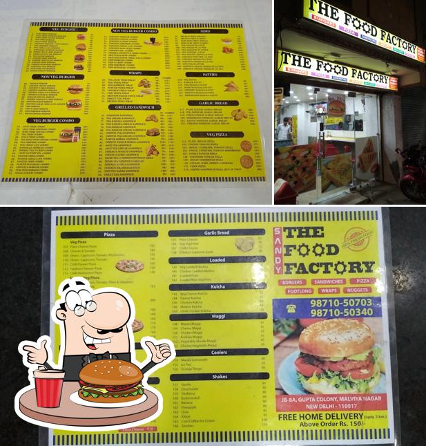 The FOOD FACTORY’s burgers will cater to satisfy a variety of tastes