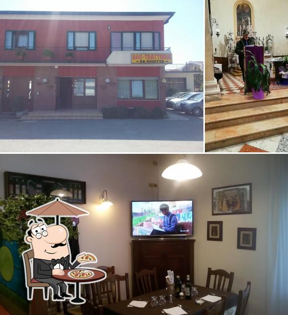 La esterno e interni del ristorante