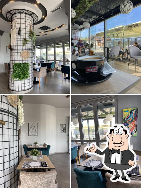 Gli interni di il momento restaurant & caffe bar