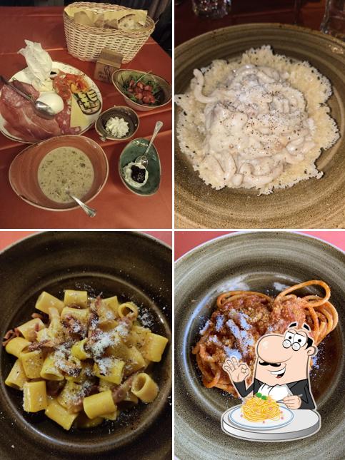Spaghetti alla carbonara al Ristorante Ara Anua