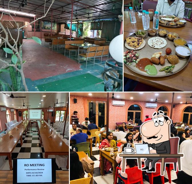 The interior of The Vintage Village Restaurant