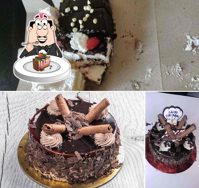 Chocolate cake at Bake & Bite