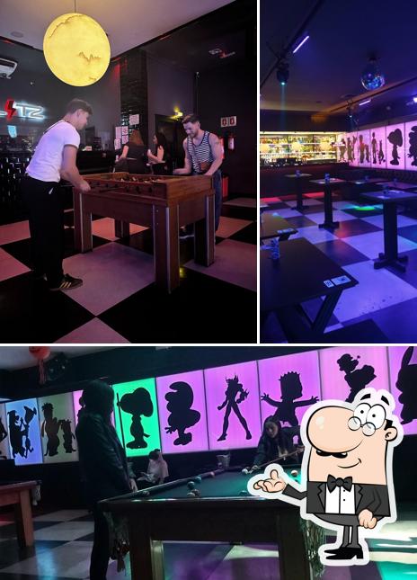 O interior do Blitz Haus