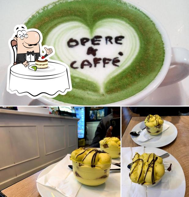 Opere E Caffé propone un'ampia selezione di dolci
