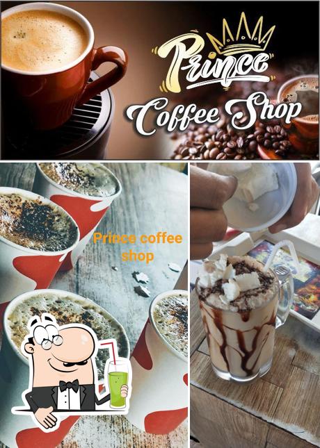 Enjoy a beverage at Prince coffee shop
