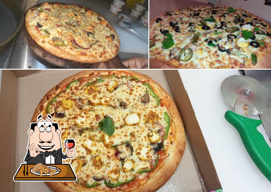 Order different types of pizza