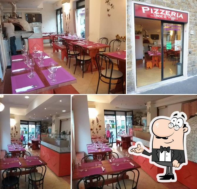 Gli interni di Fuori di Pizza