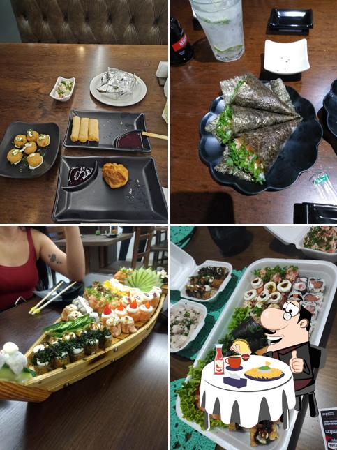 Prato de queijo em Issho Ni Restaurante Japonês