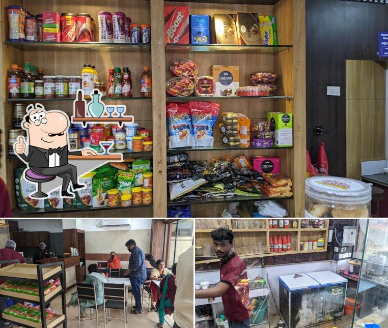 Take a seat at one of the tables at Little Bites Bakers Mini Civil Station