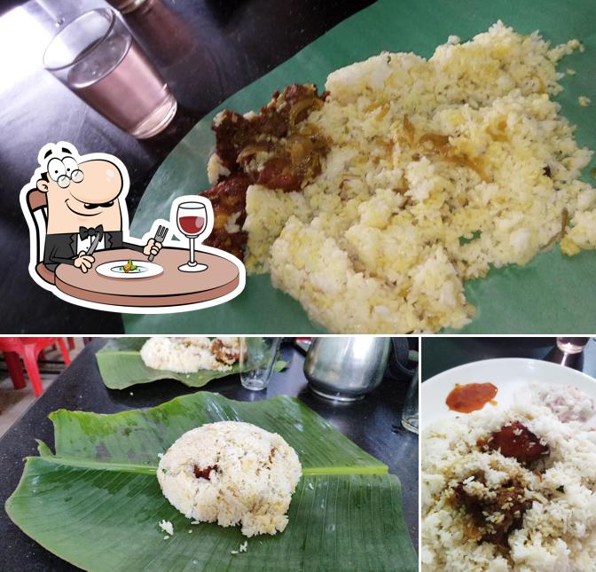 The restaurant's food and beverage