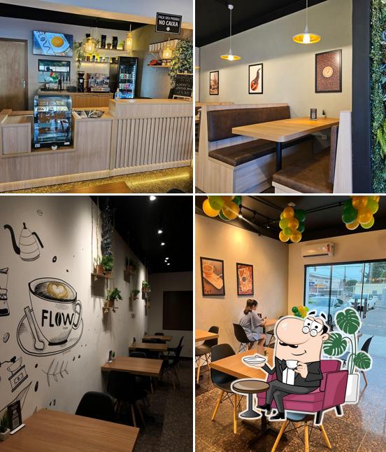 Veja imagens do interior do Flow Coffee Pvh