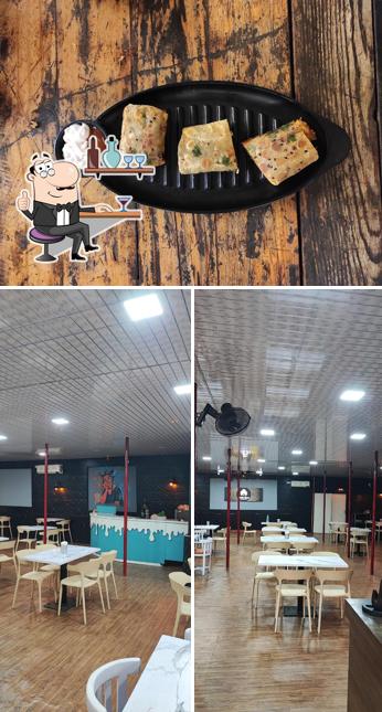 Among different things one can find interior and food at Paratha House by Beena's kitchen