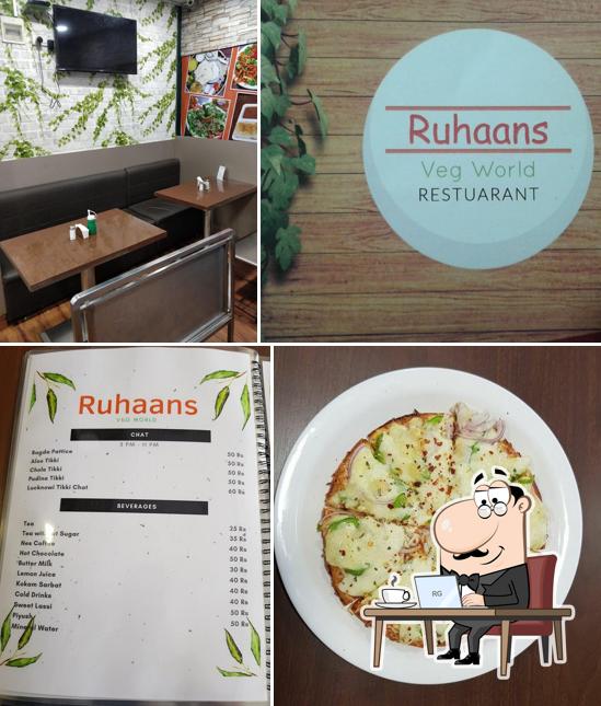 The interior of RUHAANS Veg World