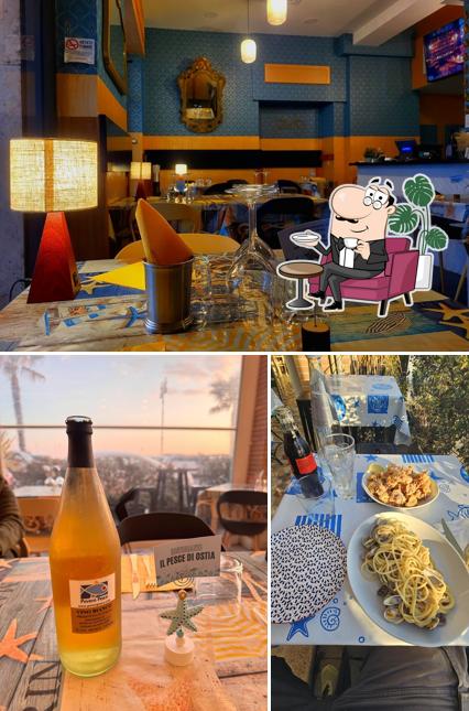 Gli interni di Il Pesce di Ostia