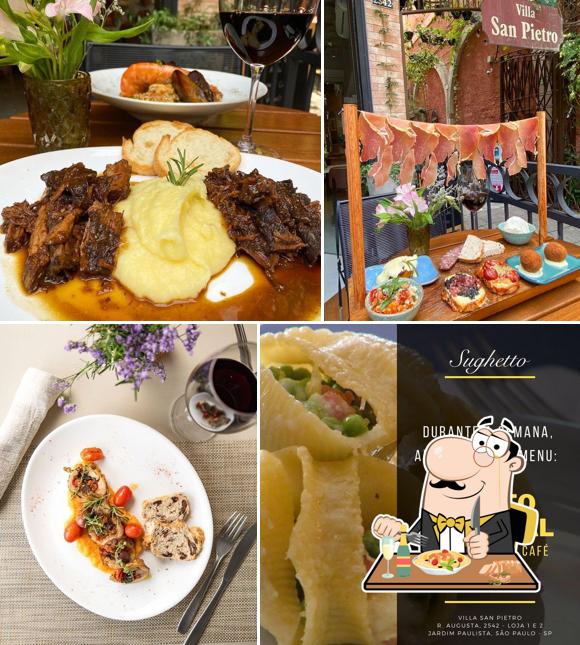 Comida em Villa San Pietro