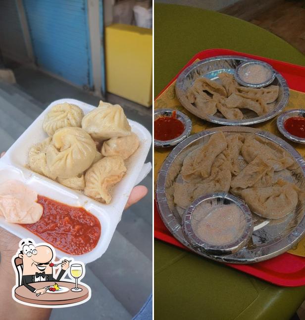 Food at Sunny’s momo cafe/Momo king