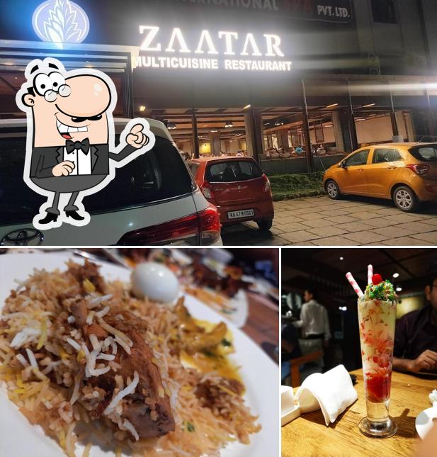 The outside area is an important feature of Zaatar Multicuisine Restaurant