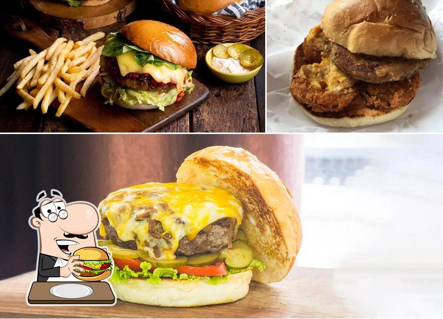 Order one of the burgers served at Burger Burger