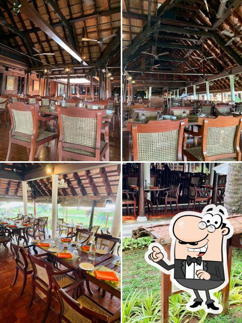 The interior of Ettukettu Specialty Restaurant - Kumarakom Lake Resort