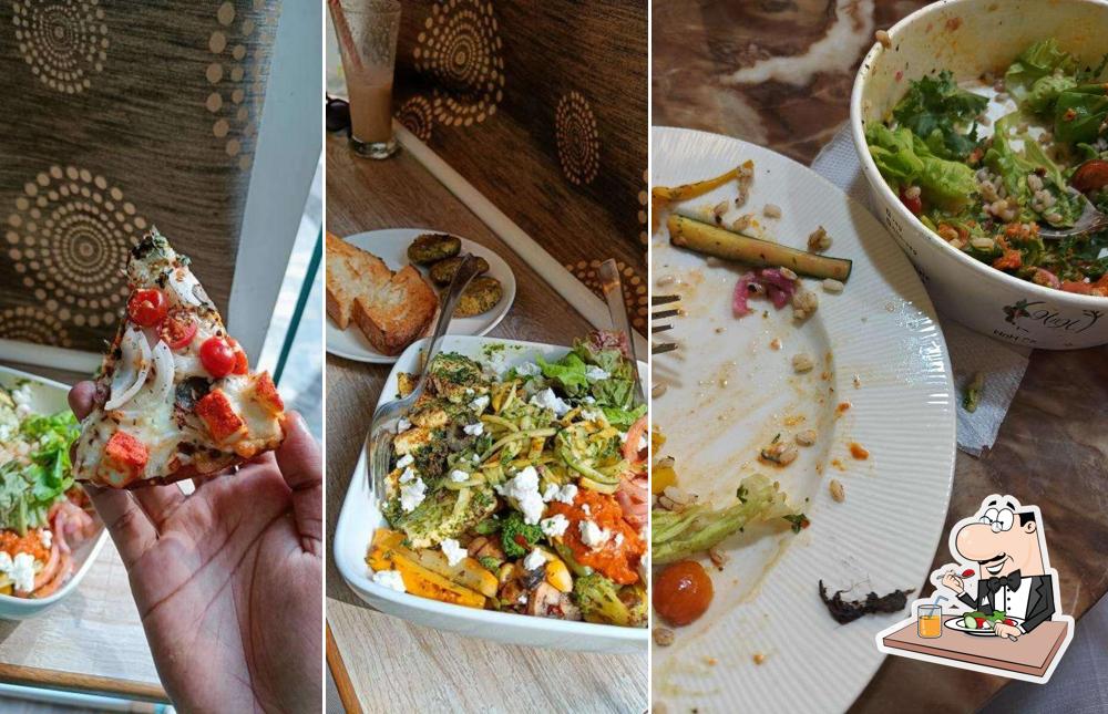 Food at HnH Salad Co. Juhu