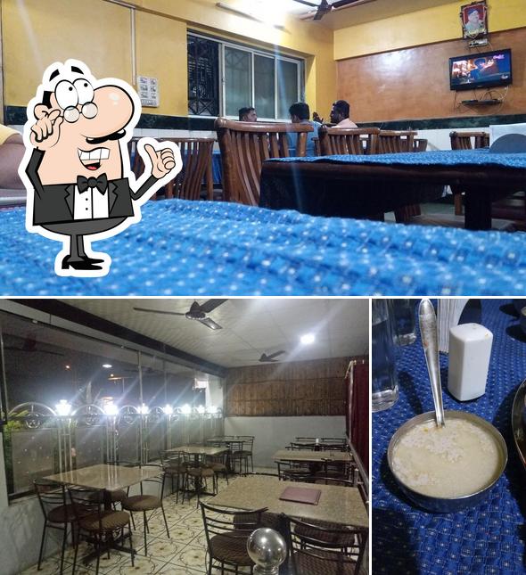 The photo of interior and beverage at Hotel Shree Family Restaurant