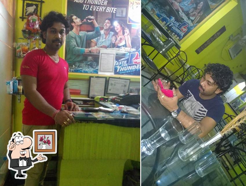 The interior of Penguin Restaurant Basirhat