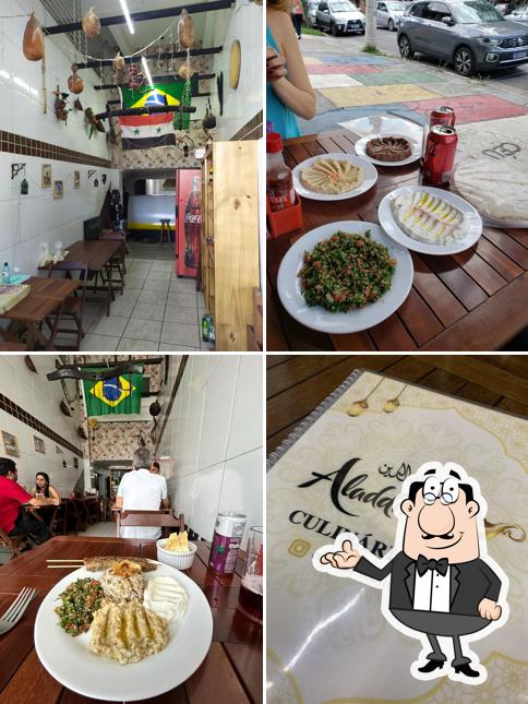 Veja imagens do interior do Aladdin Culinária Árabe