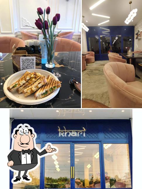 The interior of CAFE KHARI