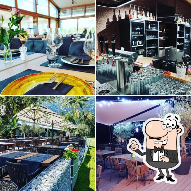 Gli interni di Le Patio restaurant