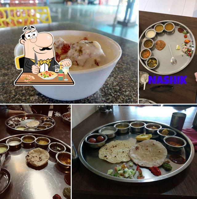Food at Purohit's Thali