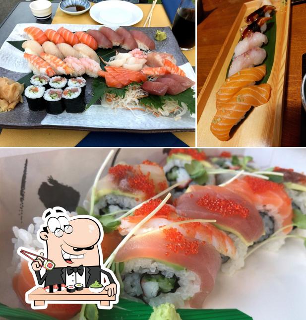 Scegli le varie opzioni di sushi