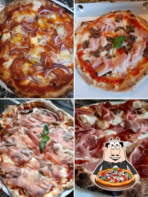 A Ristorante Pizzeria Il Cortile, puoi assaggiare una bella pizza