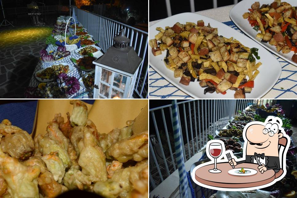Cibo al Ristorante Pizzeria "Lo Scoglio"