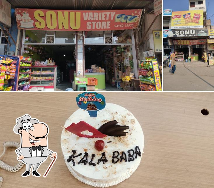 The picture of Sonu Bakery’s exterior and food