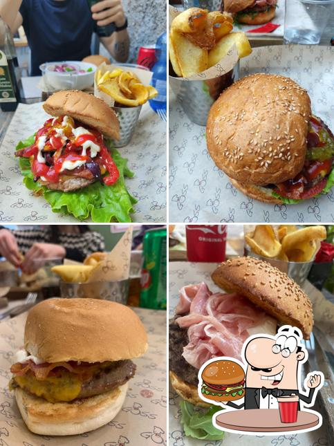 Goss Quality Burger (Bergamo Alta) propone un'ampia varietà di opzioni per gli amanti dell'hamburger