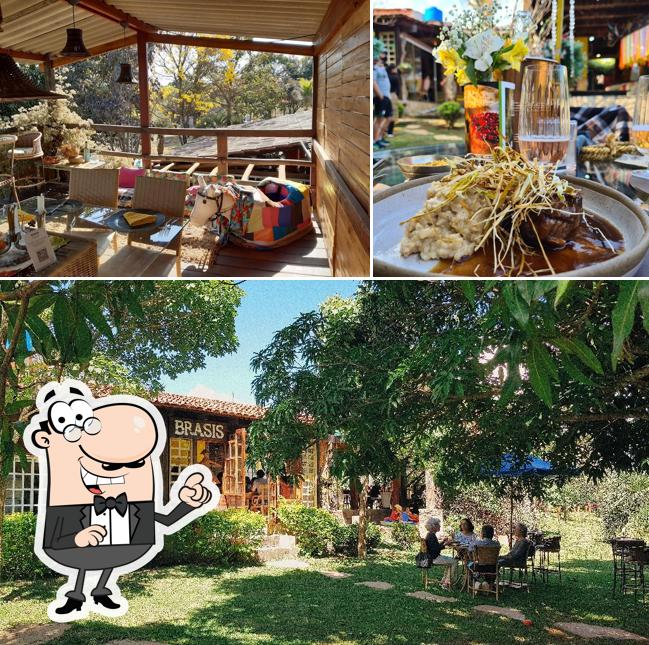 Descubra a área externa do BRASIS Ateliê Gastronômico