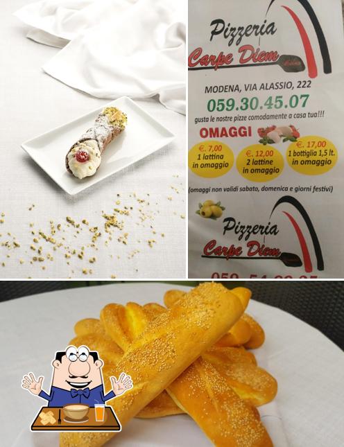 Cibo al Pizzeria d'asporto Carpe Diem