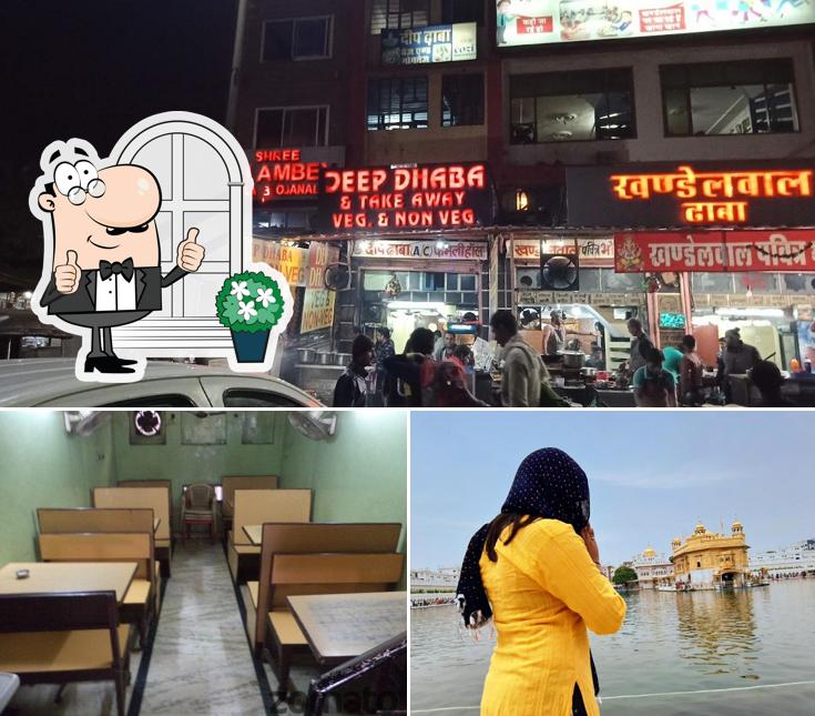 The restaurant's exterior and interior