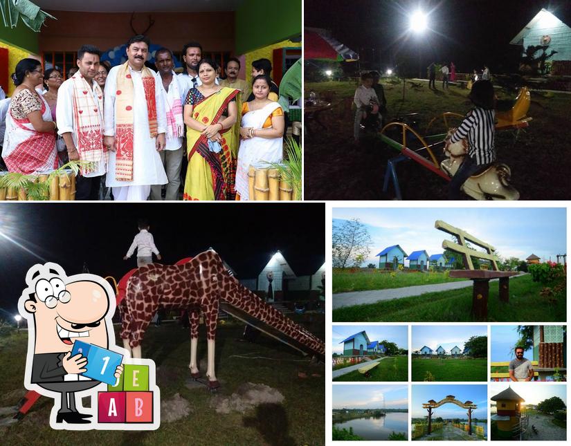 The image of play area and interior at Maaihang Resort